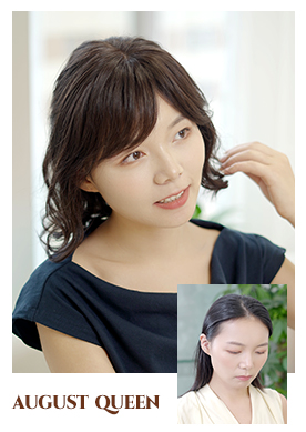 八月女王假发店对比图